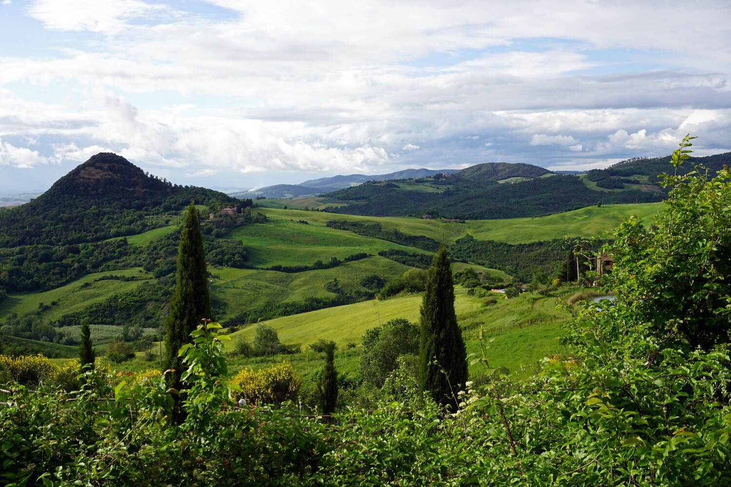 Fahrt von Volterra nach Siena