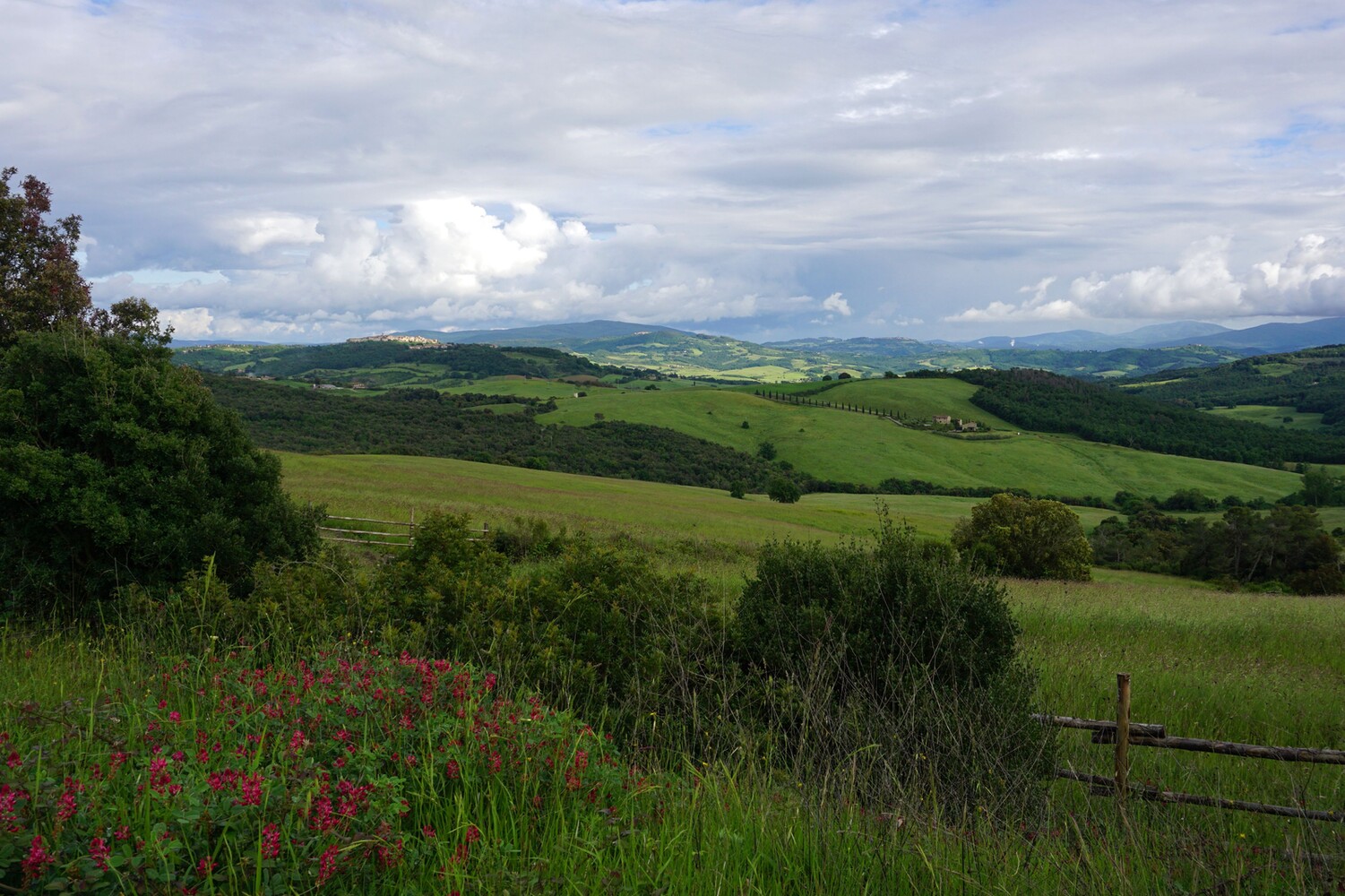 Fahrt von Volterra nach Siena